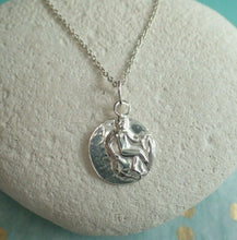 Load image into Gallery viewer, Sterling Silver Roman Coin Medallion Charm Pendant Necklace - UK Seller