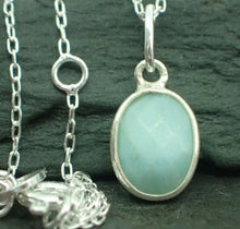 Load image into Gallery viewer, Natural Larimar Pendant, Oval, 925 Solid Sterling Silver, New - UK Seller