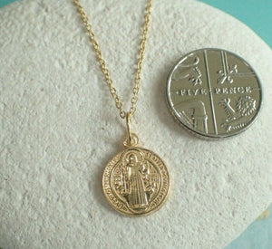 Sterling Silver Gold Vermeil San Benedetto Coin Medallion Style Pendant