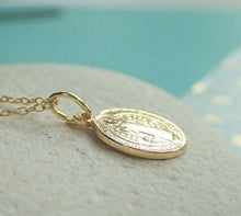 Load image into Gallery viewer, Sterling Silver Gold Vermeil San Benedetto Coin Medallion Style Pendant