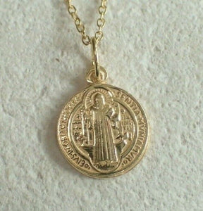 Sterling Silver Gold Vermeil San Benedetto Coin Medallion Style Pendant