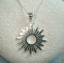 Load image into Gallery viewer, Sun Sunray Celestial Pendant, Solid Sterling Silver, inc Chain, New - UK Seller