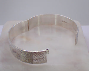 Vintage Solid Sterling Silver Bangle Bracelet