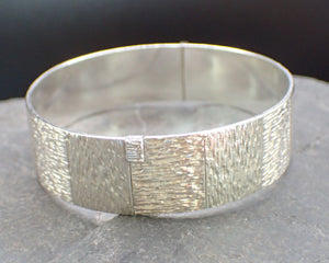 Vintage Solid Sterling Silver Bangle Bracelet