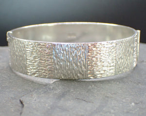 Vintage Solid Sterling Silver Bangle Bracelet