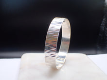 Load image into Gallery viewer, Vintage Solid Sterling Silver Bangle - Engineered Design